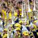 Michigan marching band members celebrate in the stands during the third quarter against Air Force at Michigan Stadium on Saturday. Melanie Maxwell I AnnArbor.com